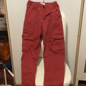 Brick color cargo pants